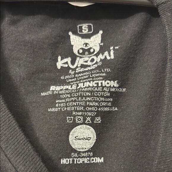 Kuromi Graphic Tee by Ripple Junction Size S - Picture 2 of 4